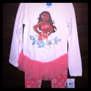 Brand new Disney Moana pants and shirt set
